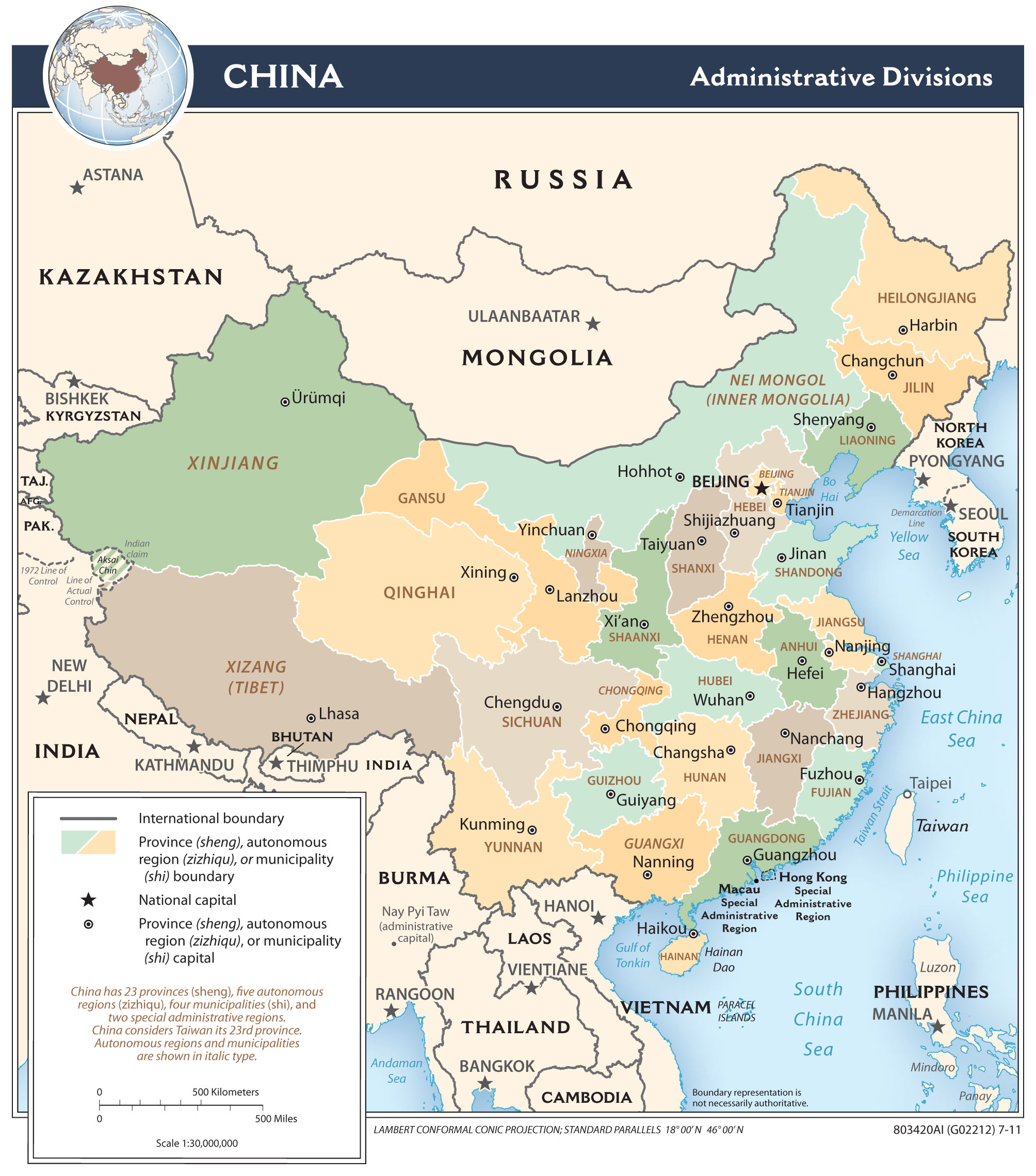 Administrative Divisions of China